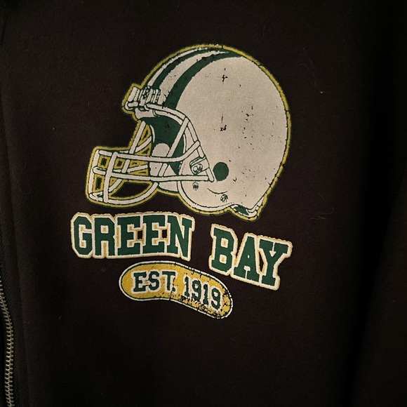 Other - Green bay Packers Sweatshirt hoodie with zipper